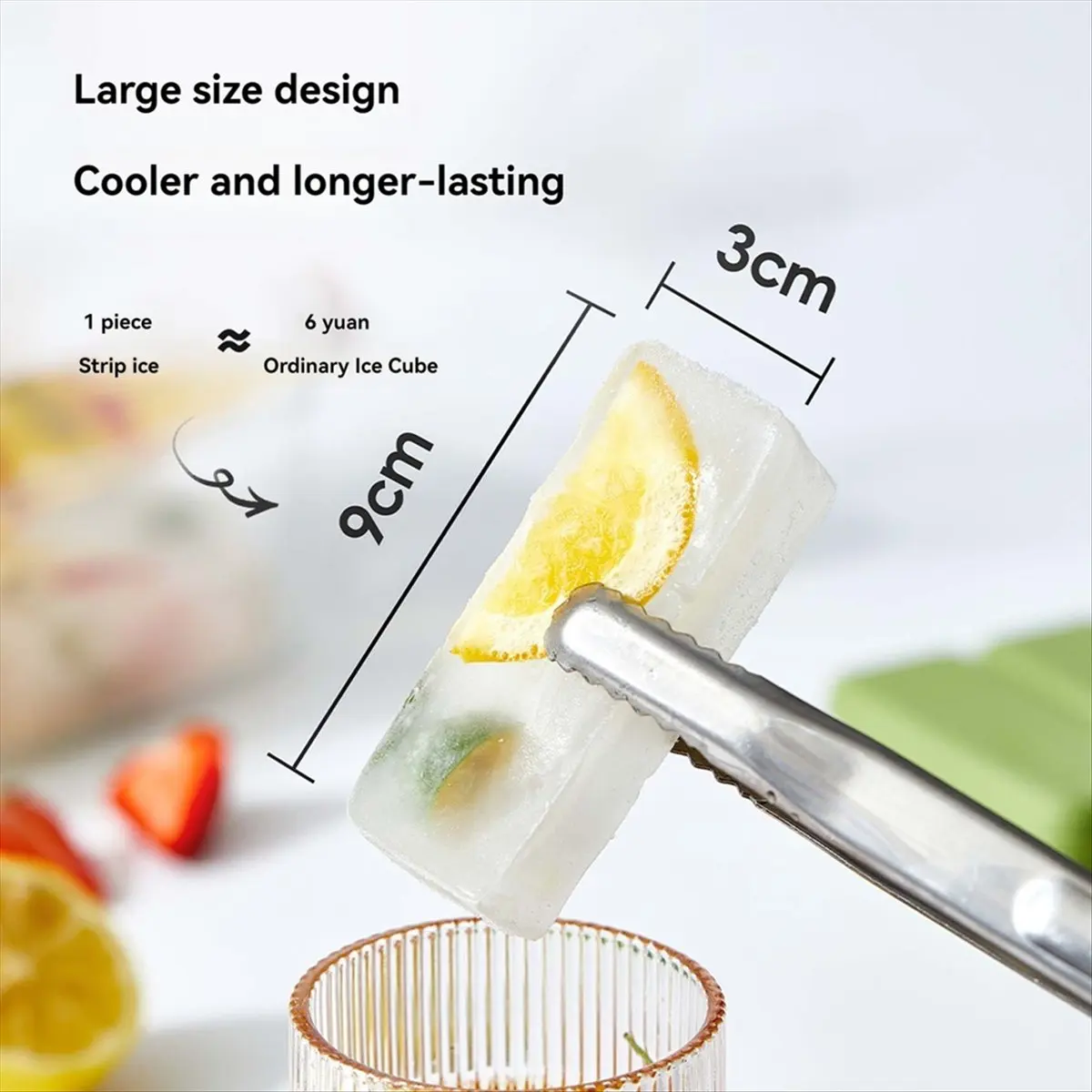 

【FITTING!】Outdoor Ice Block Molds for Whiskey,Reusable Reinforced Silicone Molds Cold Plung Ice Mold Ice Maker Box Green