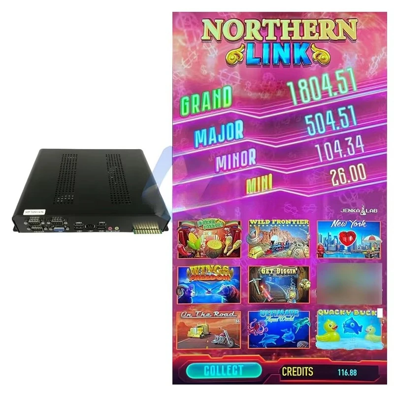 Northern Link 9 in 1 Skill Game Software  Game Board for Game Cabinet