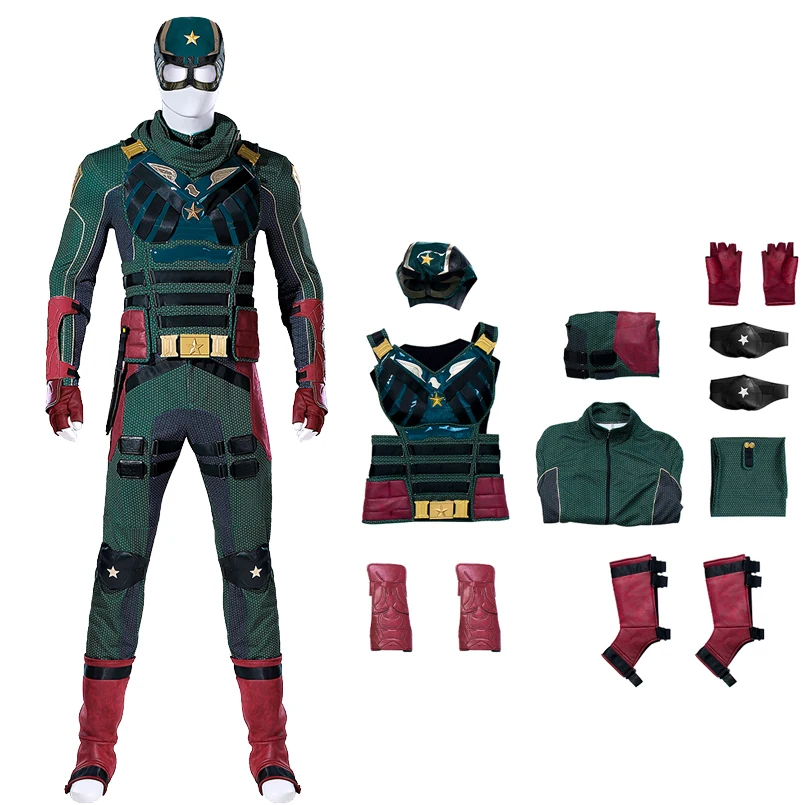 Halloween Carnival Soldier Boy Cosplay Costume The Boys 3 American Hero Ben Green Outfit High Quality Superhero Clothing