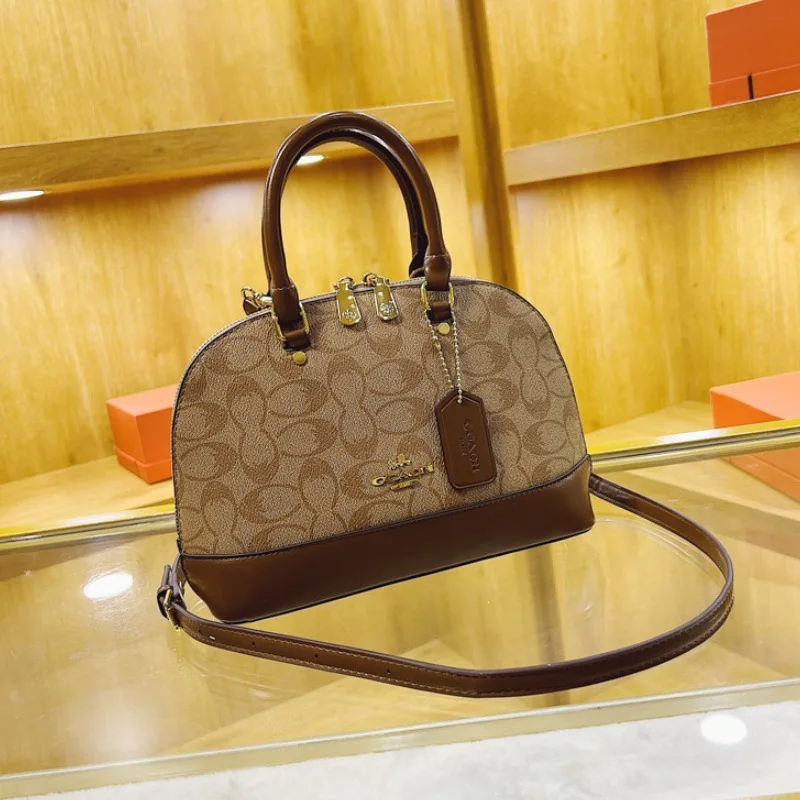 

New Retro Shell Bag for Women - Euro-American Fashion Printed Bag, Top Handle/Shoulder/Crossbody with Trendy Texture