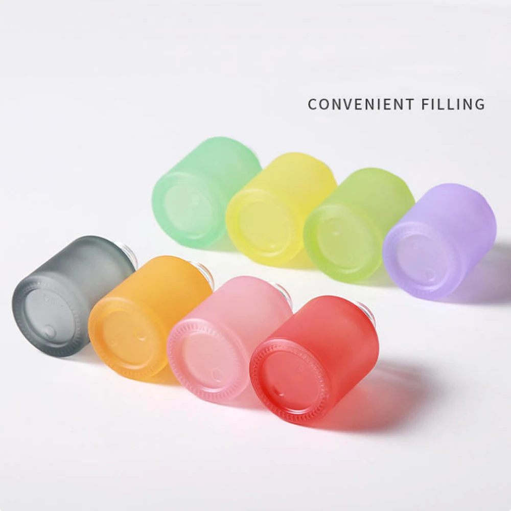 Essential Oil Bottle Sample Bottle Frosted Glass Bottle Glass For Sample Distribution Aromatherapy Home Use