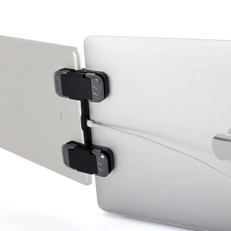 Mount Clip Universal Side Clip Laptop Stand Dual Monitor Holder for iPad Pro Air MacBook Xiaomi Tablet Multi Screen Bracket