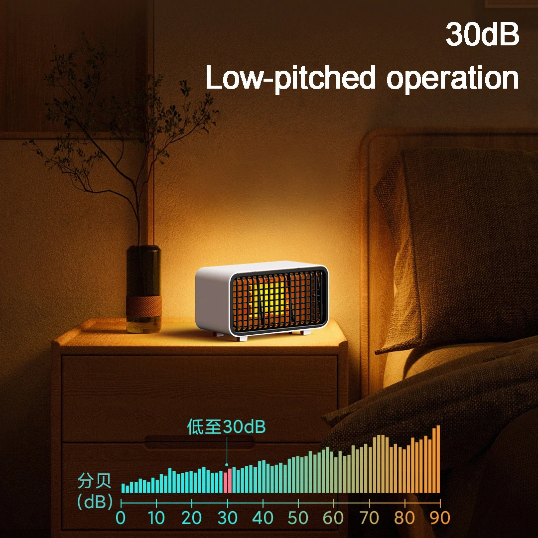 Xiaoda 220 فولت سخان سطح المكتب صغير محمول سخان داخلي 900 واط PTC 3-ثانية التدفئة 30dB الضوضاء الشتاء مكتب التدفئة تجفيف الملابس