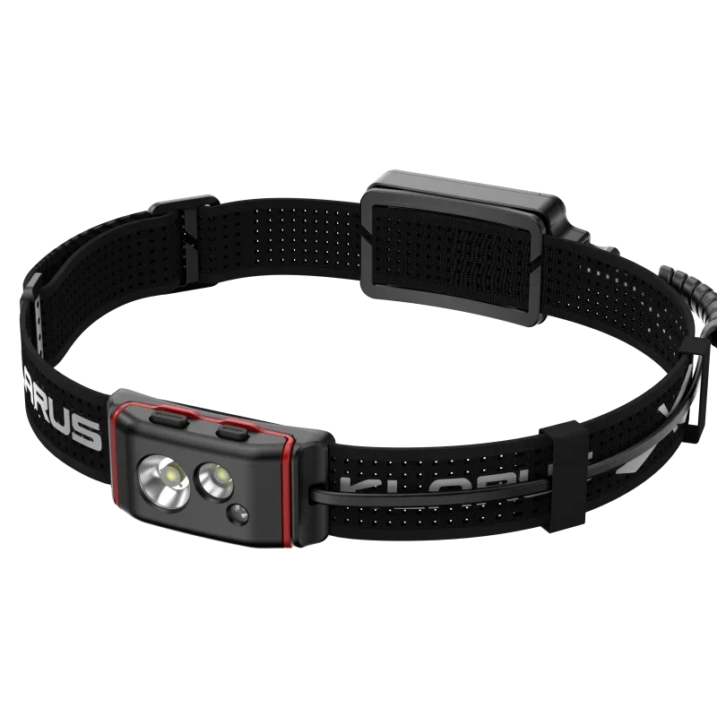 Klarus HM5 800Lumens Lightweight High Output Triple-Light Headlamp
