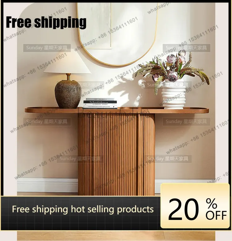 Factory Direct used wabi-sabi style entryway cabinet, modern minimalist entry-level storage cabinet, customizable