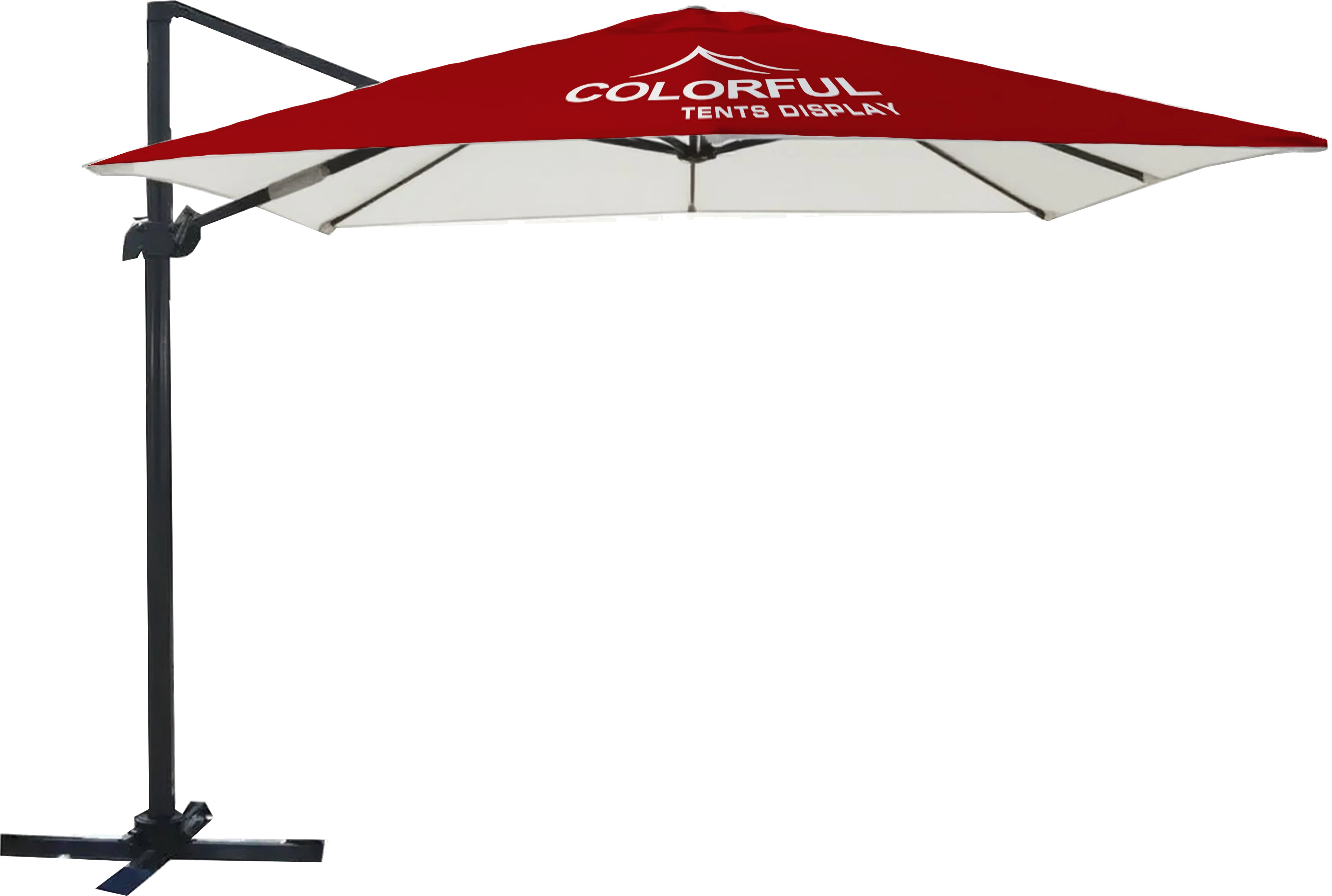 3x3  Aluminum Frame Customized  Durable and Portable Outdoor Events Sunshade Roma Umbrella