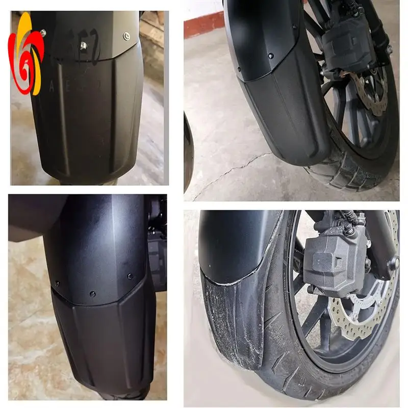 

AEF2-Motorcycle Front Mudguard Fender Extender Extension For Honda CB500X CB 500X 2019-2021 Accessories