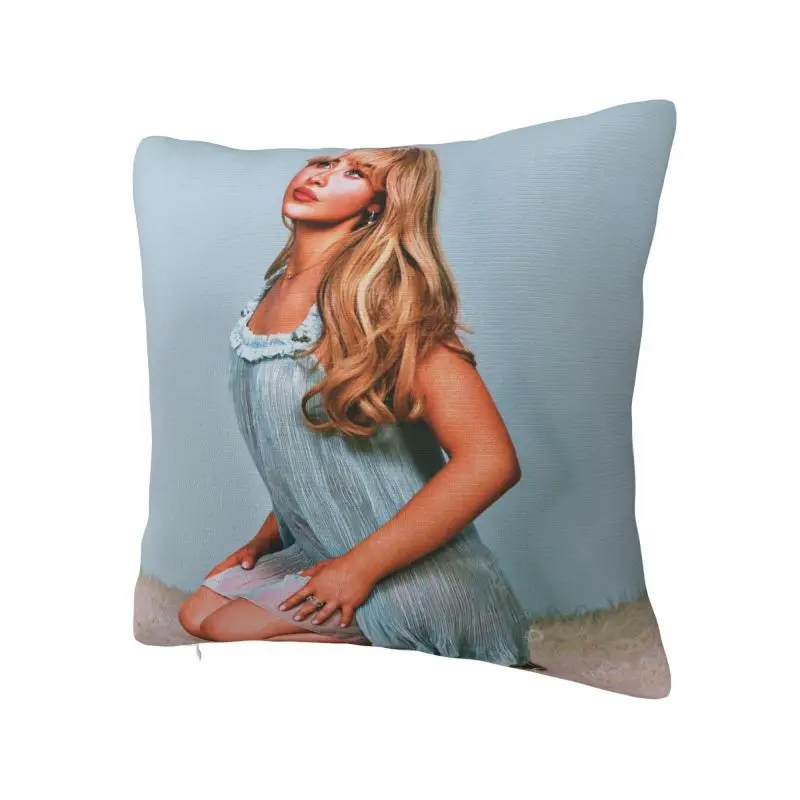 Custom S-Sabrina Carpenter Cushion Cover Home Decorative 3D Printing Throw Pillow for Car Two Side