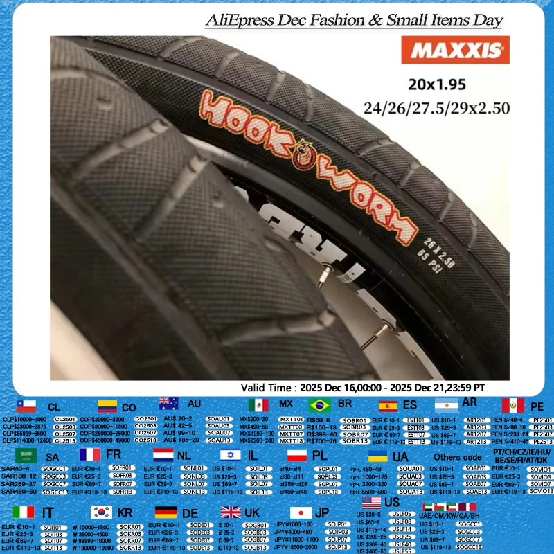 �y�Z�[�����zMaxxis HikWorm-�g�����^�C���B���]�ԗp�ɐݒ肳�ꂽ�J�[�S�^�C��,�I���W�i���̎��]��,Pedicabs,�t���b�g,����,�ʂ�,vert,bmx,�^�C��1��