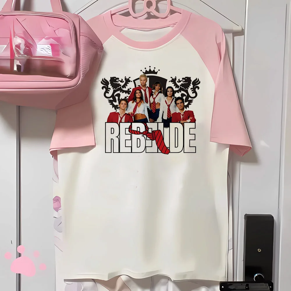 Rbd tshirt women manga trendy blend tshirt female y2k manga streetwear clothes