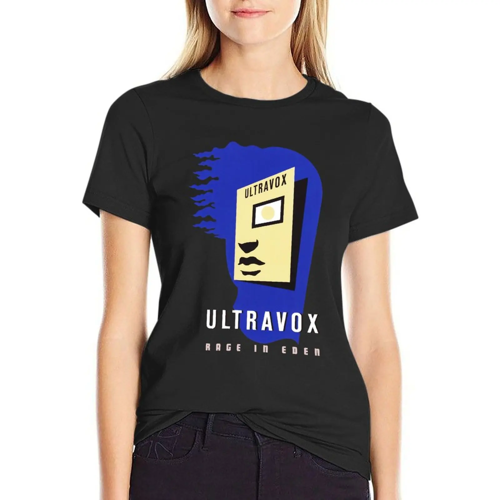 

Visions in Blue Ultravox T-Shirt customizeds heavyweights t shirts for Women