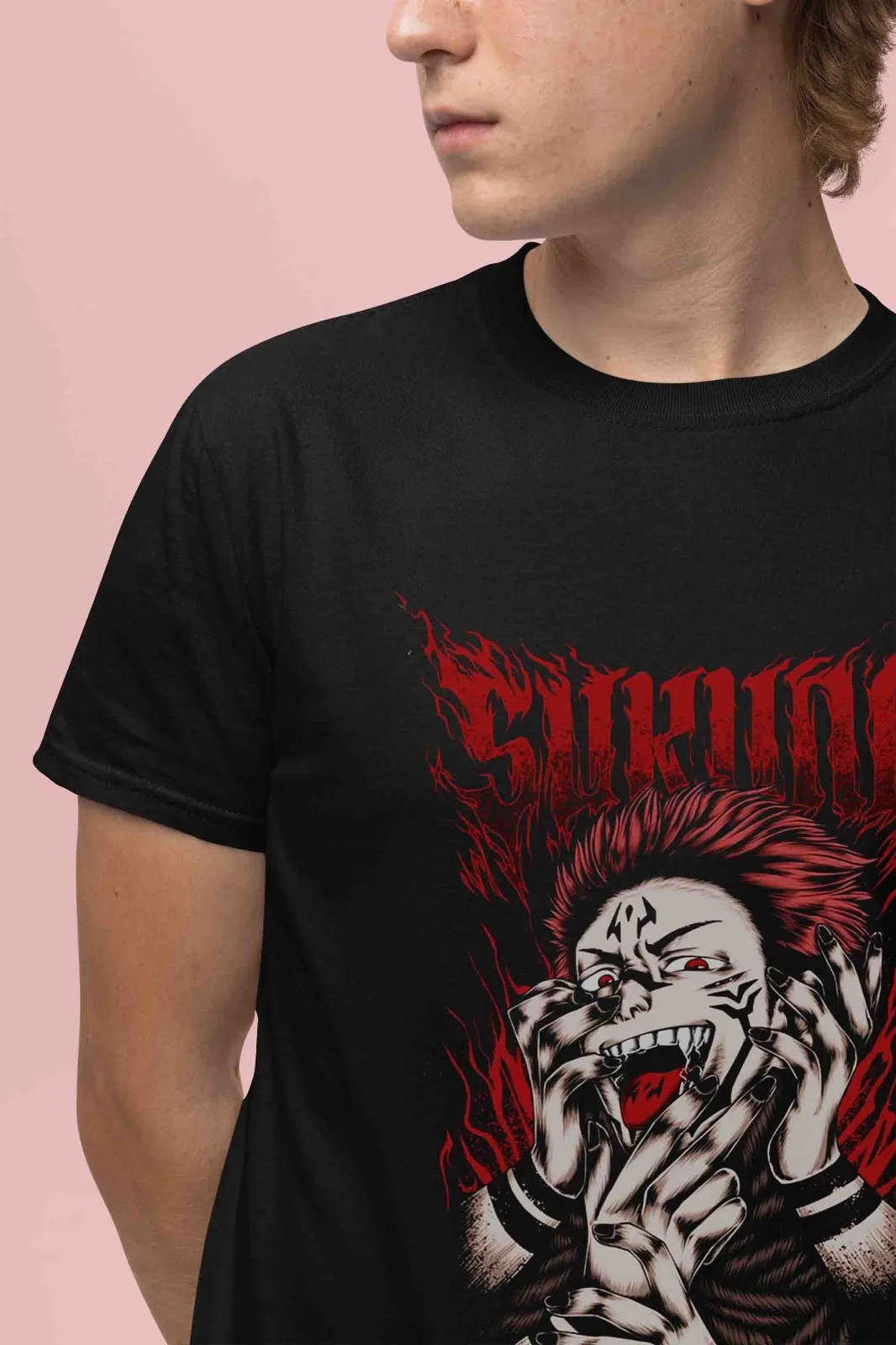 Jujutsu Kaisen Shirt Sukuna T-Shirt Gojo Itadori Megumi Top JJK Anime Unisex Tee