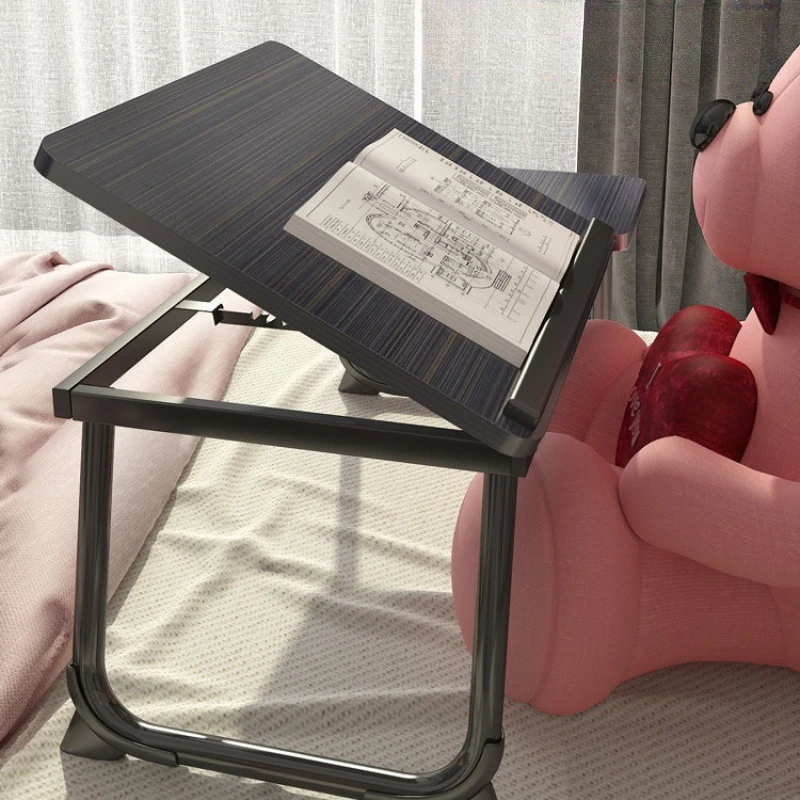 MUMUCC Multiple Adjustable Angles with Adjustable Gears Bed Adjustable Table Foldable Laptop Desk Lazy Small Table Computer Desk