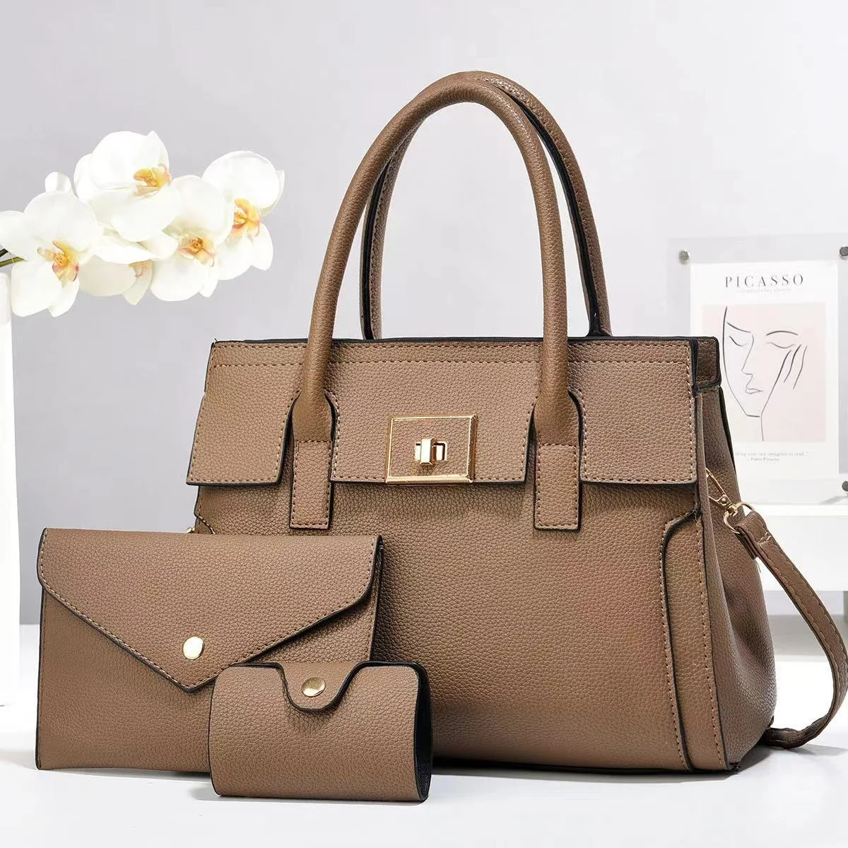 

Fashionable Versatile Women's Crossbody Bag Handbag Single Shoulder Bag Mom Bag Autumn 2025 Trendy Bag Soft PU Material