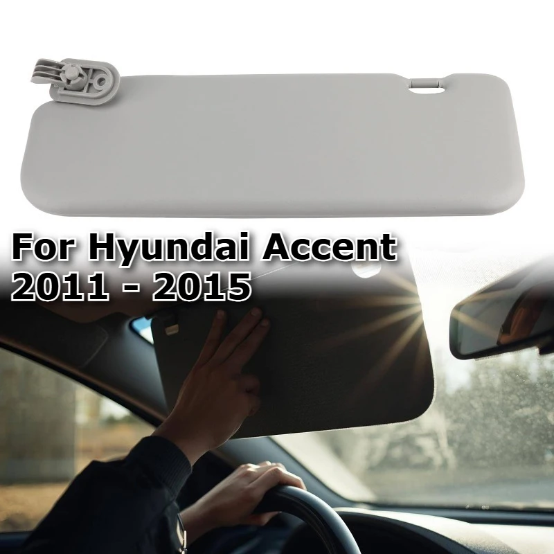 Car Sun Visor For Hyundai Accent 2011 2012 2013 2014 2015 For Verna With Mirror Left Right Sun Shade Board Front Sunshade Panel