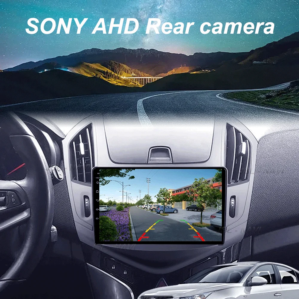 راديو السيارة لسيارة شيفروليه كروز J300 J308 2012 - 2015 Carplay Auto GPS والملاحة مشغل فيديو الوسائط المتعددة ستيريو BT أندرويد 15