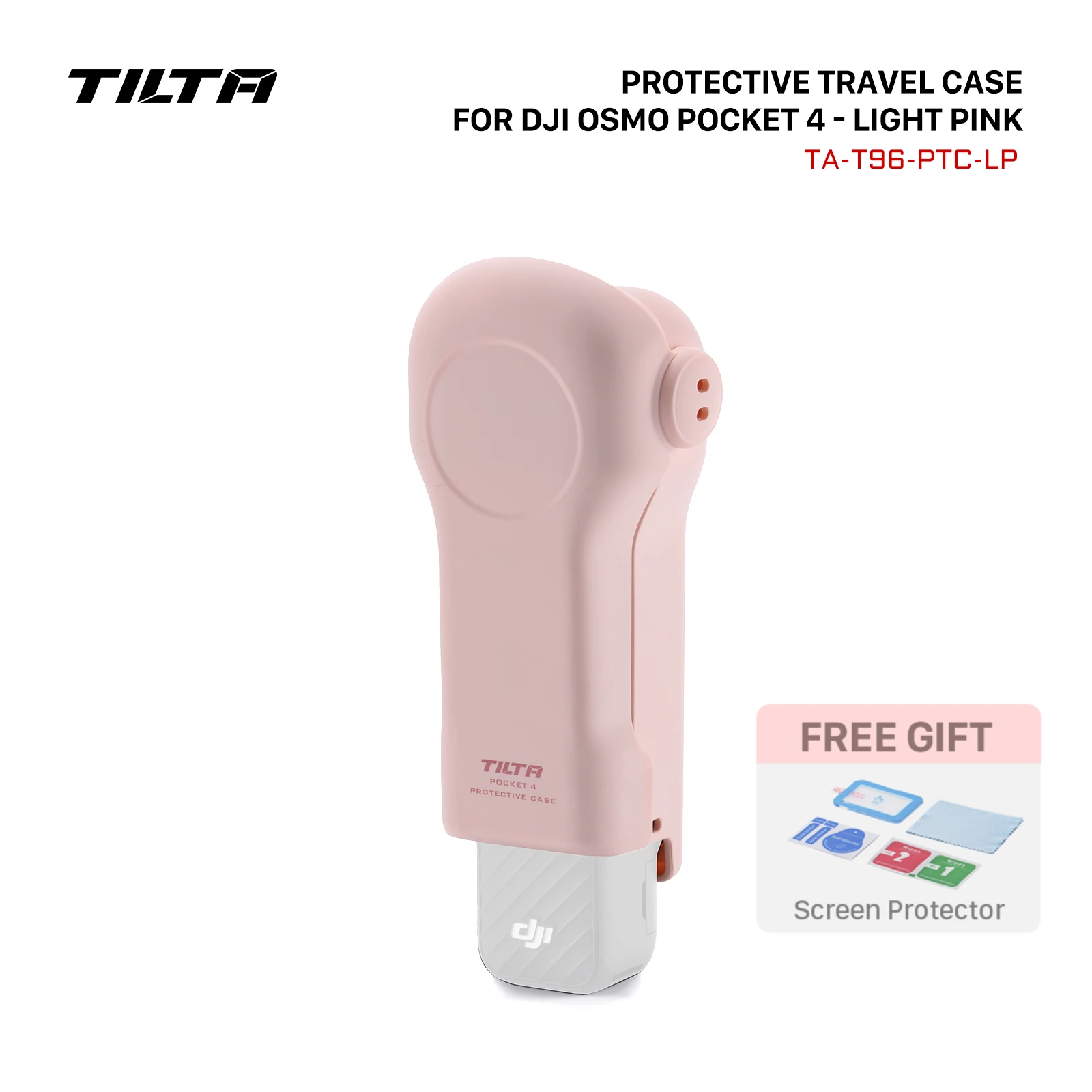 TILTA beschermende reiskoffer set voor DJI Osmo Pocket 4 Pocket 3 accessoires met schouderband, cameraschermhoes en lensdop TA-96