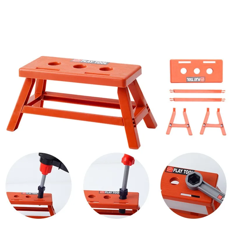 Kids Tool Set Engineer Simulation Repair Toolbox Educational Toy Electric Drill Screwdriver Tool Pretend Play Toys for Boys Gift