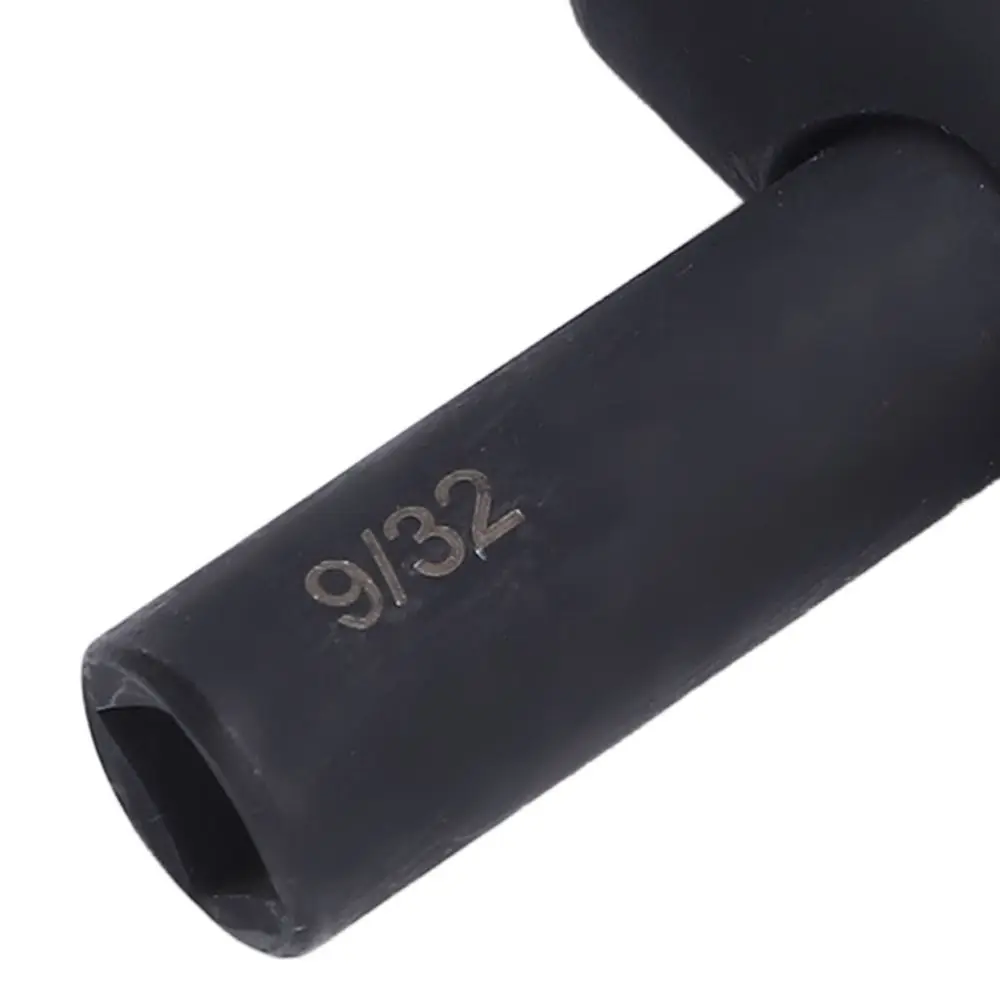 

2 шт. 1/4", 9/32", 5/16", 11/32 4-сторонний ключ Sillcock ​ Серебристо-черный ключ Sillcock ​ Ключ для воды ​