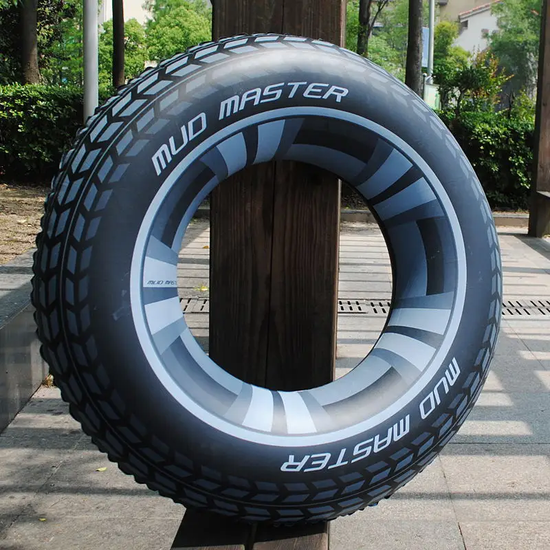 Swimming Ring Adult Armpit Oversized Thickened Water Play Pneumatic Tire Handle Floating Ring view 6