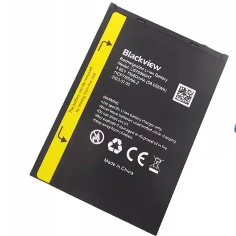 

In Stock new production date for Blackview BV9300 Battery 15080mAh Long Standby Time For Blackview Li676590HT Battery