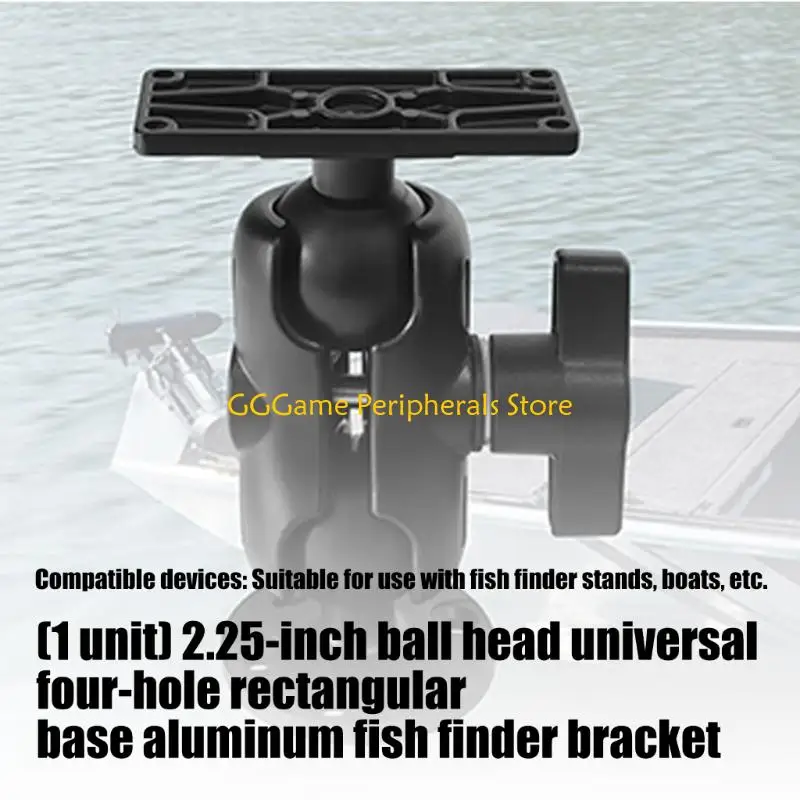 U55B Fish Finders Mount With Four Hole Rectangular Base For Easy Installation And Wide Compatibility With Tablets