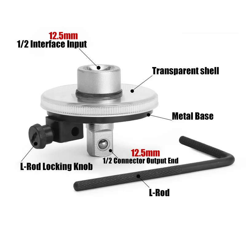 NEW Torque Wrench Torquemeter Dial Automotive Tools Hand Tool Auto Service Equipment Garage Tools Calibrated in Degrees