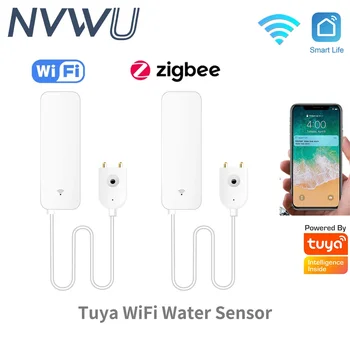 Tuya WiFi Zigbee Smart Water Sensor Remote Control fro Smart Home Automation via SmartLife NOT Support Alexa lub Google Home