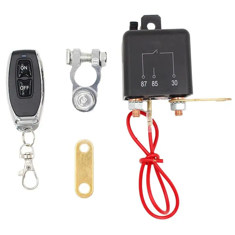 

Car Battery Disconnect Switch System DC12V200A Car Battery Remote Control Circuit Breaker Automotive Wireless Remote Control