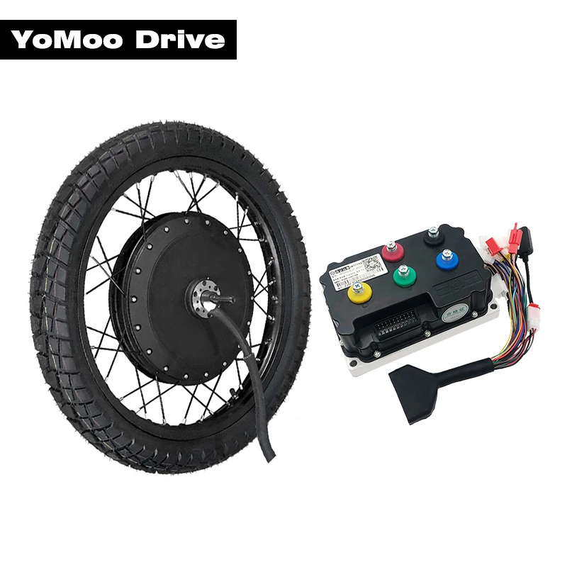 Powerful 100kmh 72v QS 273 V3 Motor With 18'' 19'' 21'' Rim Fardriver ND72530 BLDC Controller For E-Bike Motorcycle