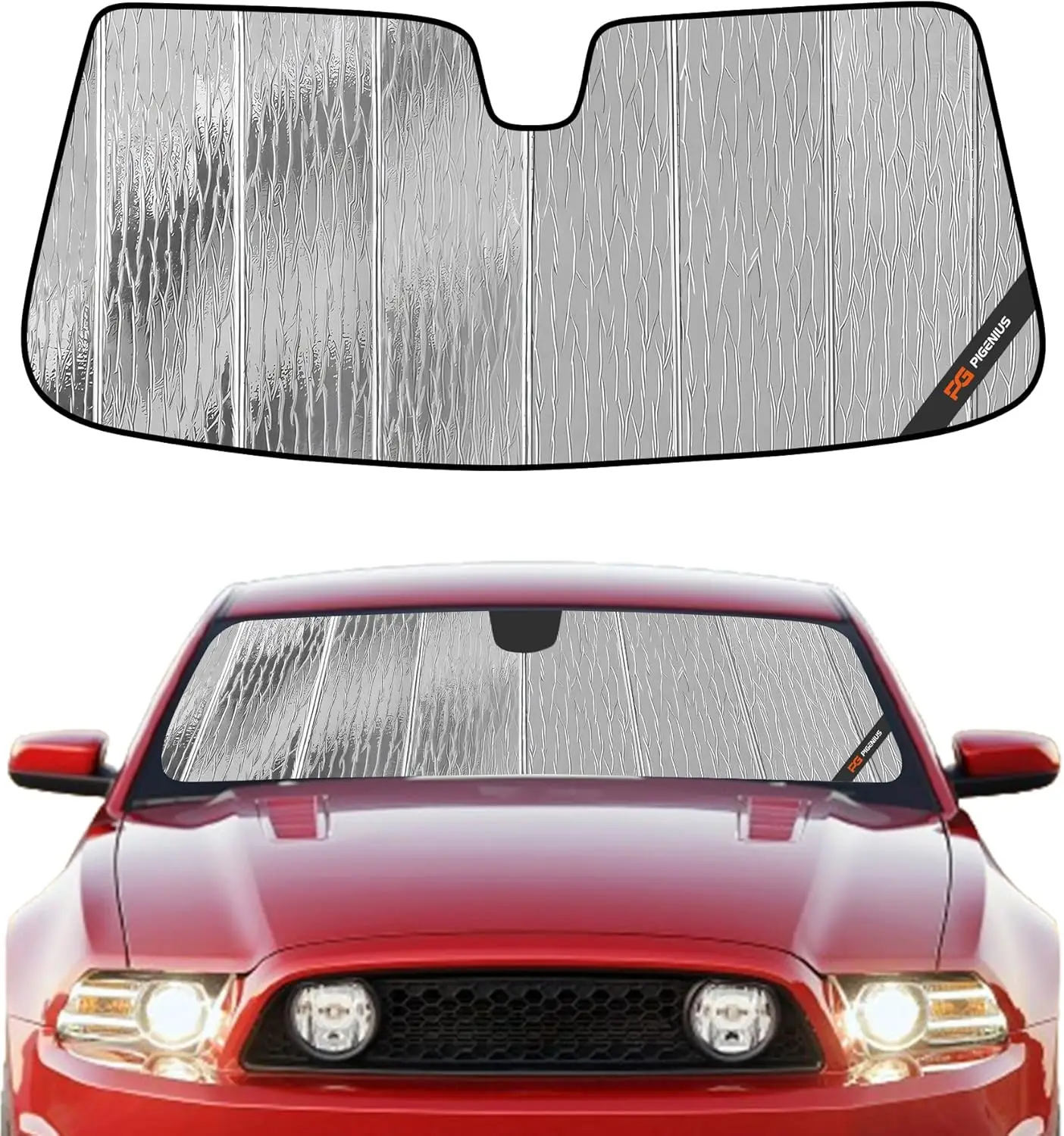 

Windshield Sun Shade for Ford Mustang 2013-2014 - Custom Fit