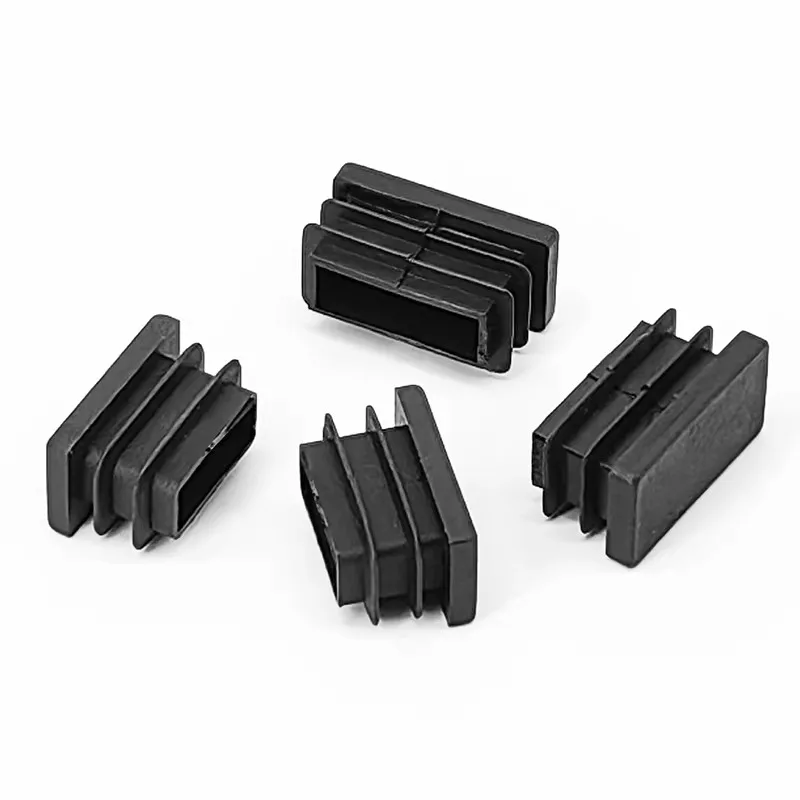 20-100pcs 13*23 13*26 White Plastic Rectangular Tube Inner Plugs End Caps for Stainless Steel Square Tubes