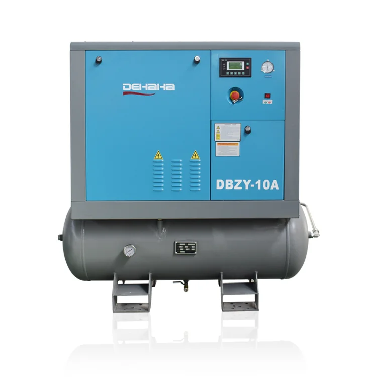16 Bar Industrial Screw Air-Compressors 10HP With Dryer and Tank for Laser Cutting