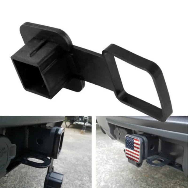 Cross border auto parts Car plug cover trailer hook dust plug square protective cover 2-inch traction cover