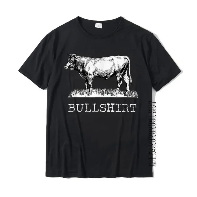 

Забавная бычья рубашка Bullshirt Bulls популярный мужской топ футболки простые Стильные топы хлопковые нормальные футболки