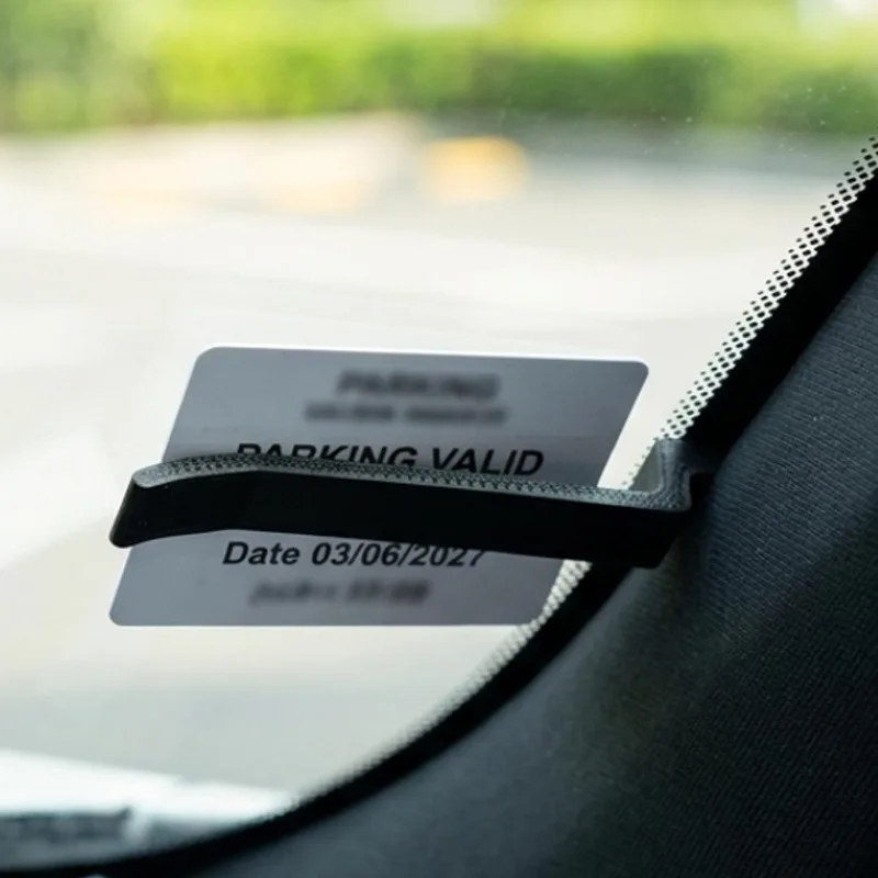 Car Parking Ticket Holder Practical Organizer Clip Windshield Document Card Storage Car A-Pillar Auto Interior Accessory 1-10pcs
