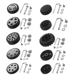 Universal Portable DIY Replacement Suitcase Parts Axles Caster Wheel Repair Kit Travel Luggage Wheels Replace Wheels