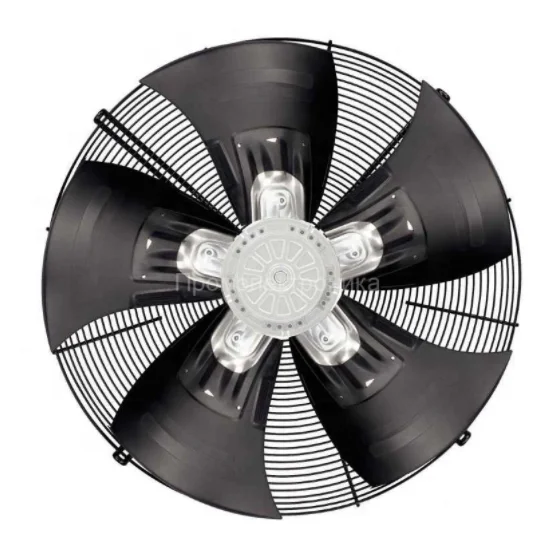 A6E630-AN01-01 230V AC 600W 2.62A 630mm 11000 m3/h 860RPM Axial flow industrial impeller cooling fan