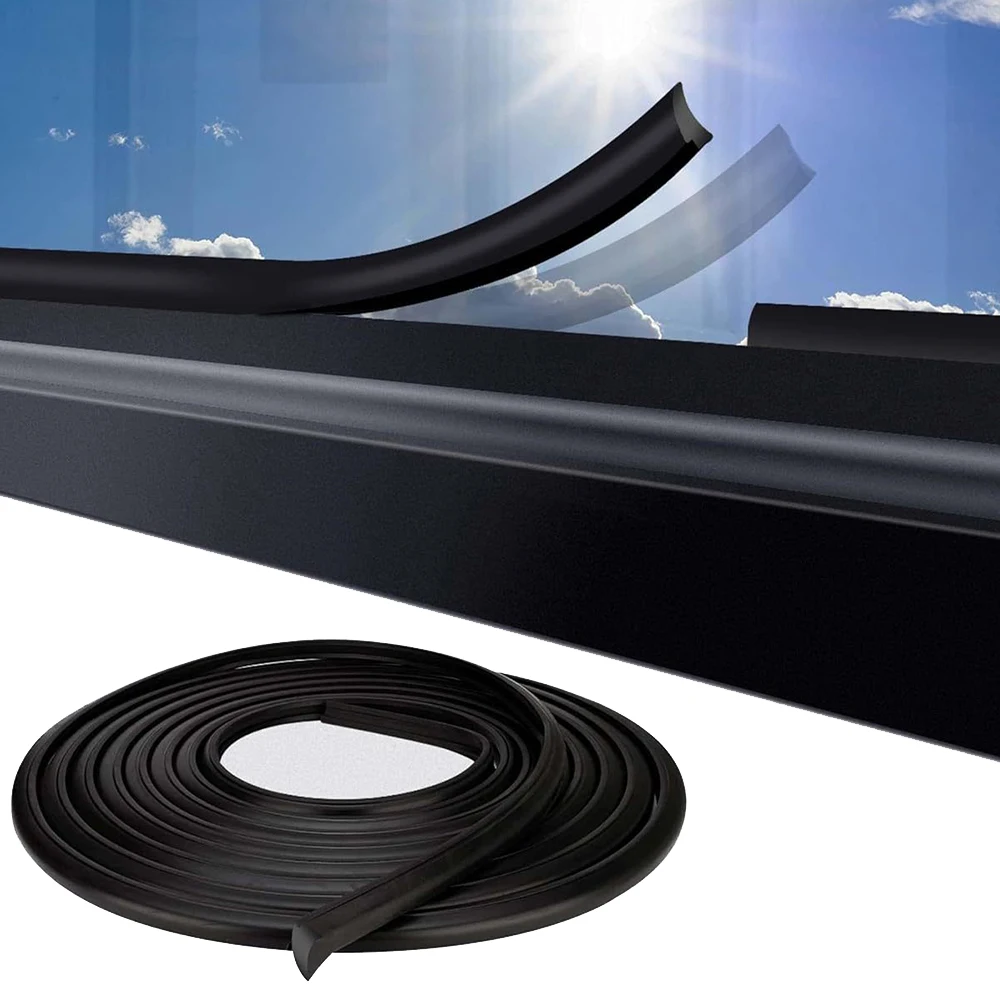 3meter RV Car Window Edge Weather Seal 9.8ft Waterproof Rv Rubber Windshield Seal Stripping For Car Camper Marine Boat Trucks