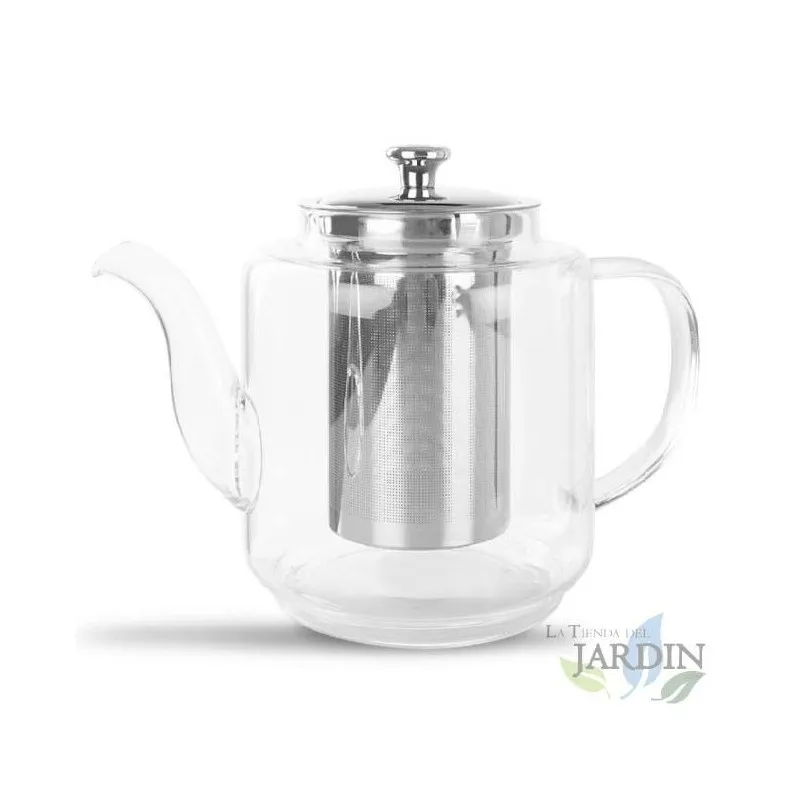 Borosilicate glass kettle with great thermal resistance. Capacity 1000ml.