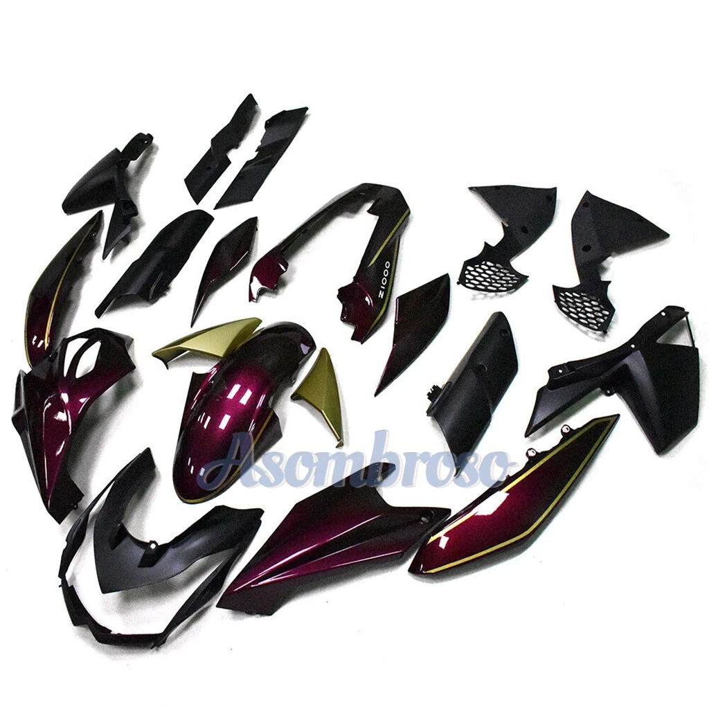 Complete Fairing kit For  Z1000 2010 2011 2012 2013 2014 Street Motorcycle Parts Body Change Purle Fairings set