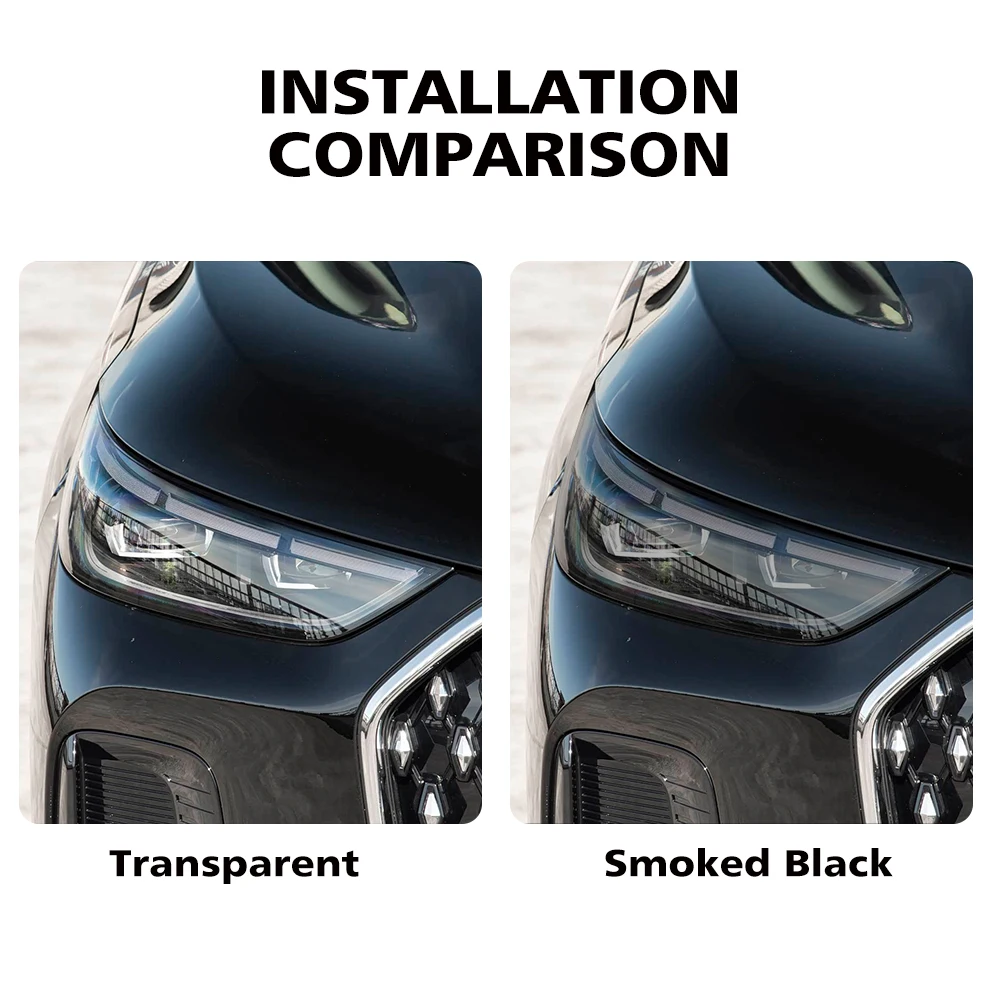 

Pre-Cut Smoke Black High-Gloss TPU Headlight Film for Chery TIGGO 8 L 2025-2026 PPF Anti-Scratch Protective Vinyl Wrap Cover Kit