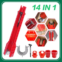14 In 1 Sink Faucet Wrench Anti-Slip Handle Double Head Wrench Plumbing Repair Tool Bathroom Plumbing Water Heater Spanner Tool