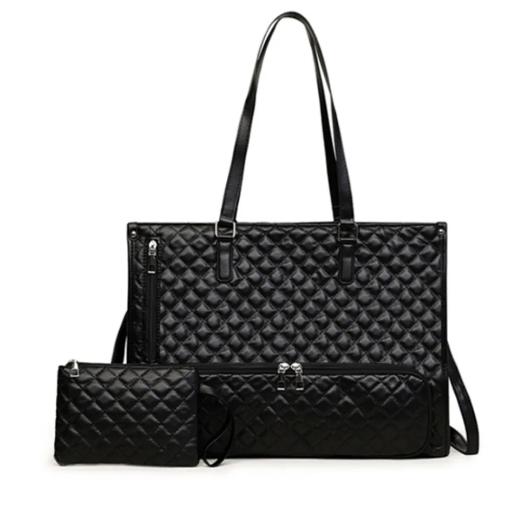 

2-in-1 Laptop Lunch Tote Bag Lunch Box 15.6inch Multifunctional Laptop Handbag Waterproof Large Portable Laptop Bags