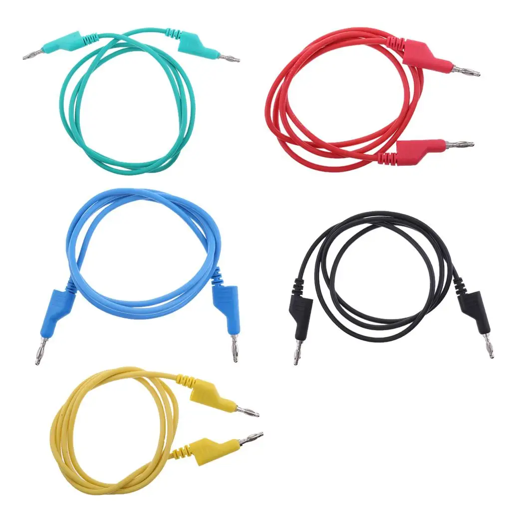 Stackable Double Ended 4MM Banana Plug Test Lead for Electrical Testing