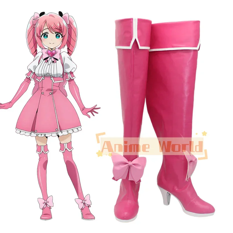 

Mahou Shoujo ni Akogarete Gushing over Magical Girls Looking Up To Magical Girls Hanabishi Haruka Magia Magenta Обувь для косплея