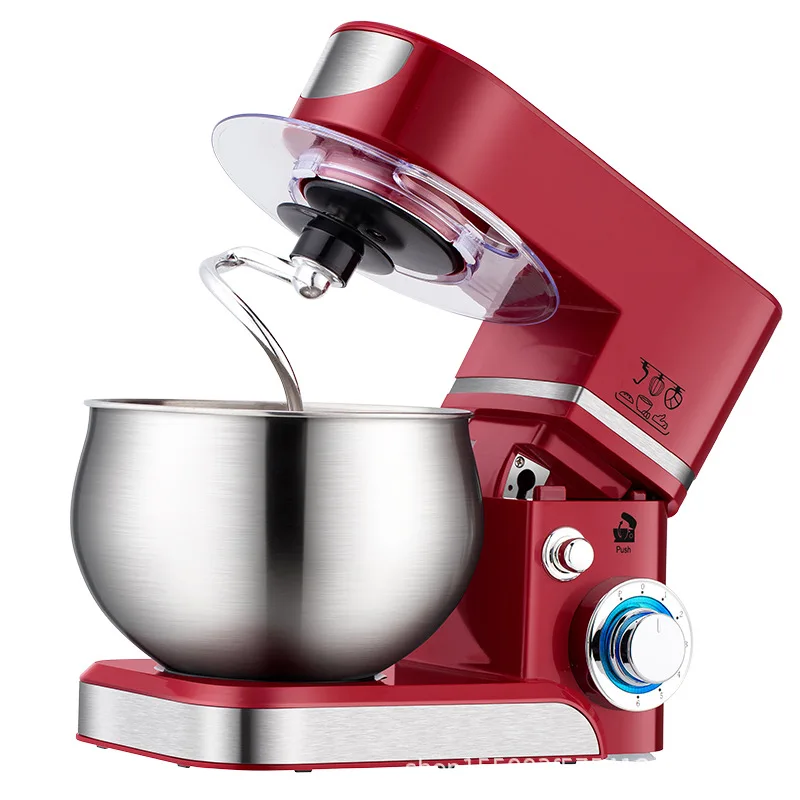 5L Stand Mixer – 3-in-1 Multifunctional Kitchen Machine with Dough Hook, Beater & Whisk,1000W Powerful Motor for Baking/Cooking view 5