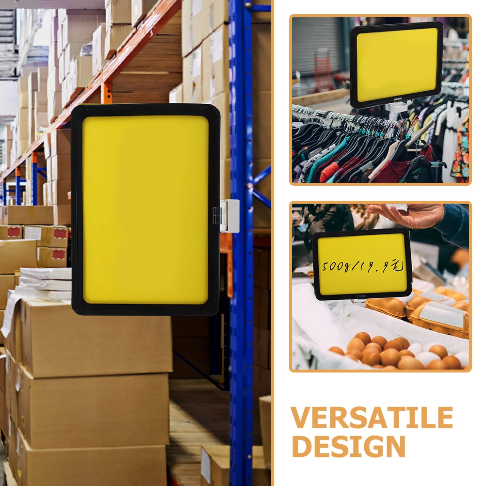 Signage Multi-Function Price Tag, Poster Stand, Retail Store Labels, Merchandise Holders, Rack Shelf