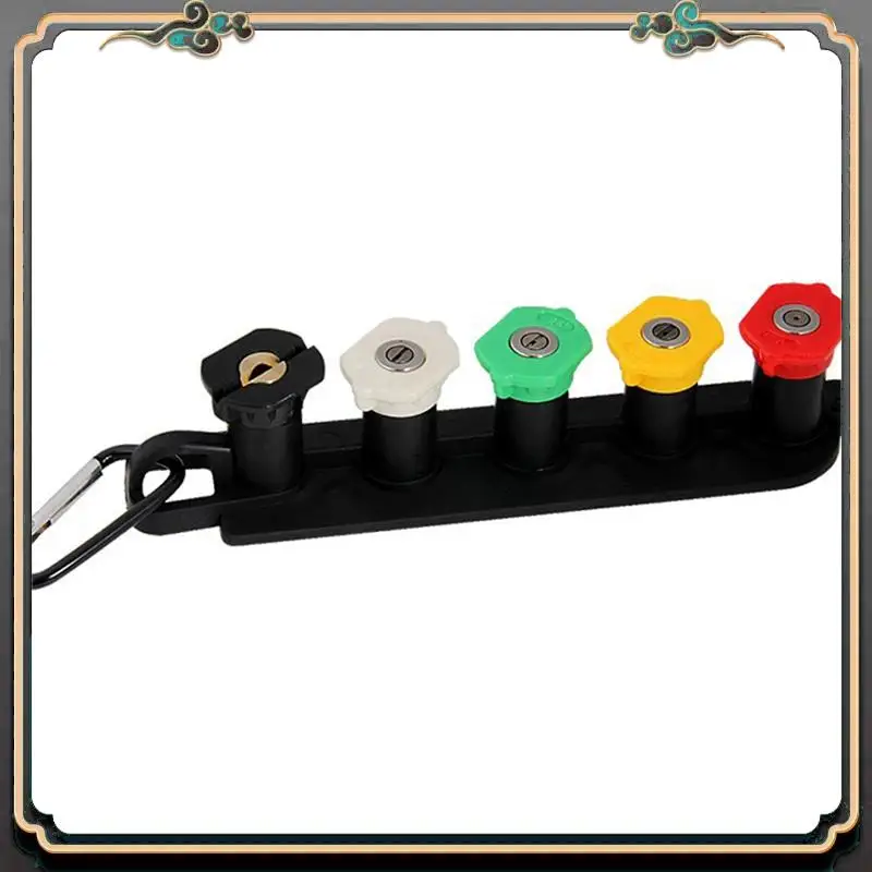 

M45K-1,3 мм комплект насадок для мойки автомобиля высокого давления с держателем насадки 5 насадок быстрое подключение для чистки автомобильных деталей