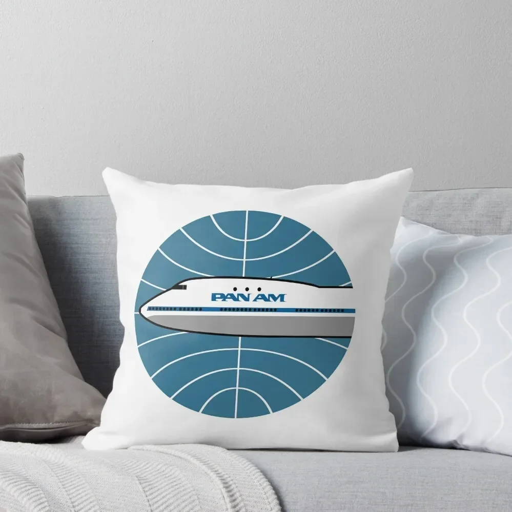 Pan Am 747 Throw Pillow Cushions For Children christmas cushions covers Pillow